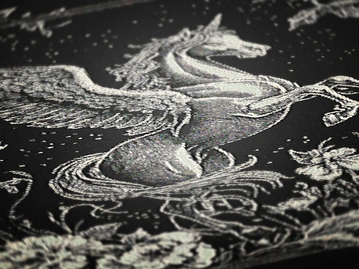 Pegasus Woven Throw, Greek Mythology, Large Wall Tapestry, Mythical Fantasy Winged Horse Throw Blanket Couch, Whimsigoth Decor Dark Academia