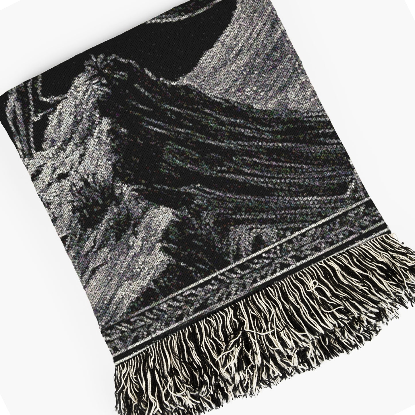 Sisyphus Woven Blanket, Greek Mythology Large Wall Tapestry, Throw Blanket Couch, Whimsigoth Dark Academia Perseverance Art