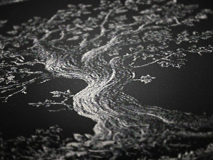 Yggdrasil, Tree of Life Woven Blanket, Mystical Large Wall Tapestry Throw for Witchcore Whimsigoth Decor, Altar Cloth or Spiritual Wall Art