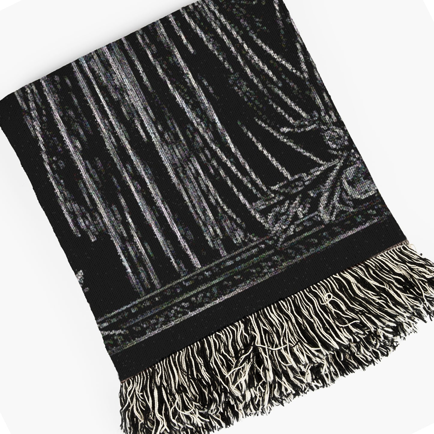 Persephone And The Pomegrante Woven Blanket, Greek Mythology Goddes of the Underworld, Large Wall Tapestry, Witchcore Whimsigoth Decor