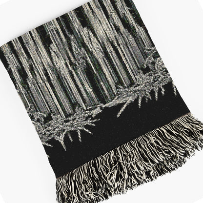 Gothic Cathedral Woven Blanket, Large Wall Tapestry, Wall Decor Over The Bed, Gift for Her, Bedspread Throw Blanket for Cozy Nights