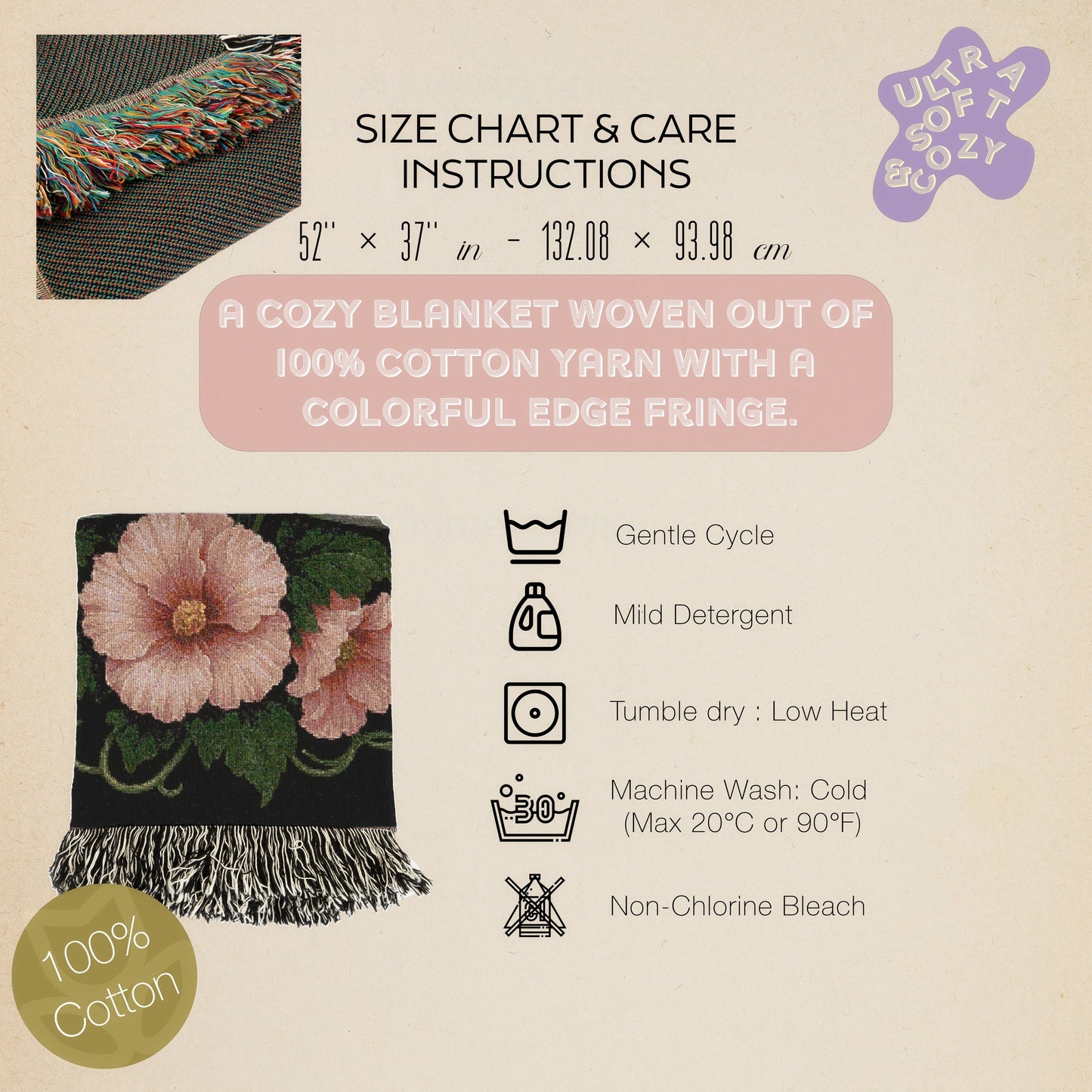 Celtic Triquetra Large Wall Tapestry, Woven Throw Blanket, Witchcore Wall Decor Over The Bed, Gift for Her, Wiccan Altar Cloth Gift