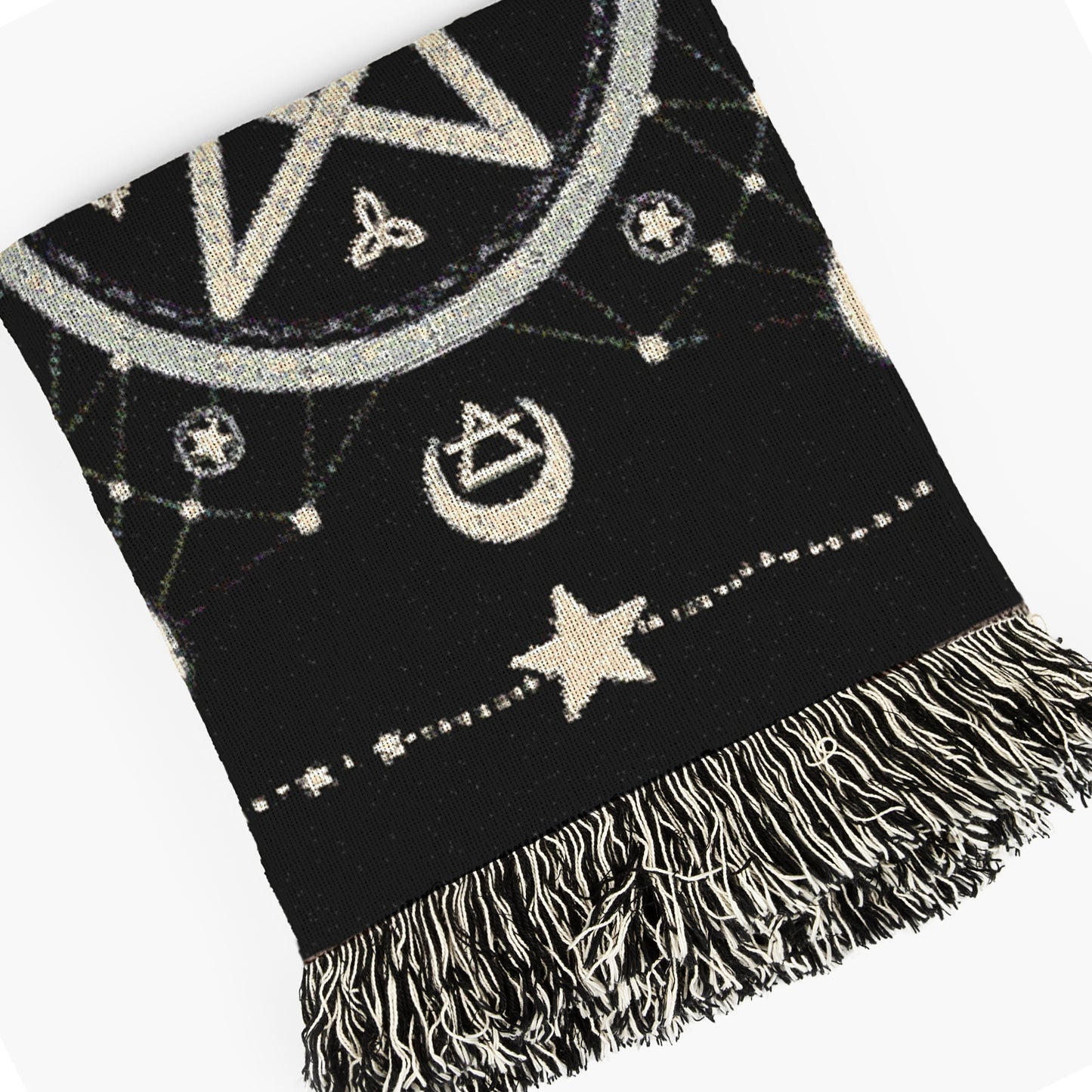 Pagan Satanic Gothic Baby Doll Large Tapestry Blanket, Woven Wall Art, Whimsigoth Pastel Goth Decor, Gift for Macabre Occult Lovers