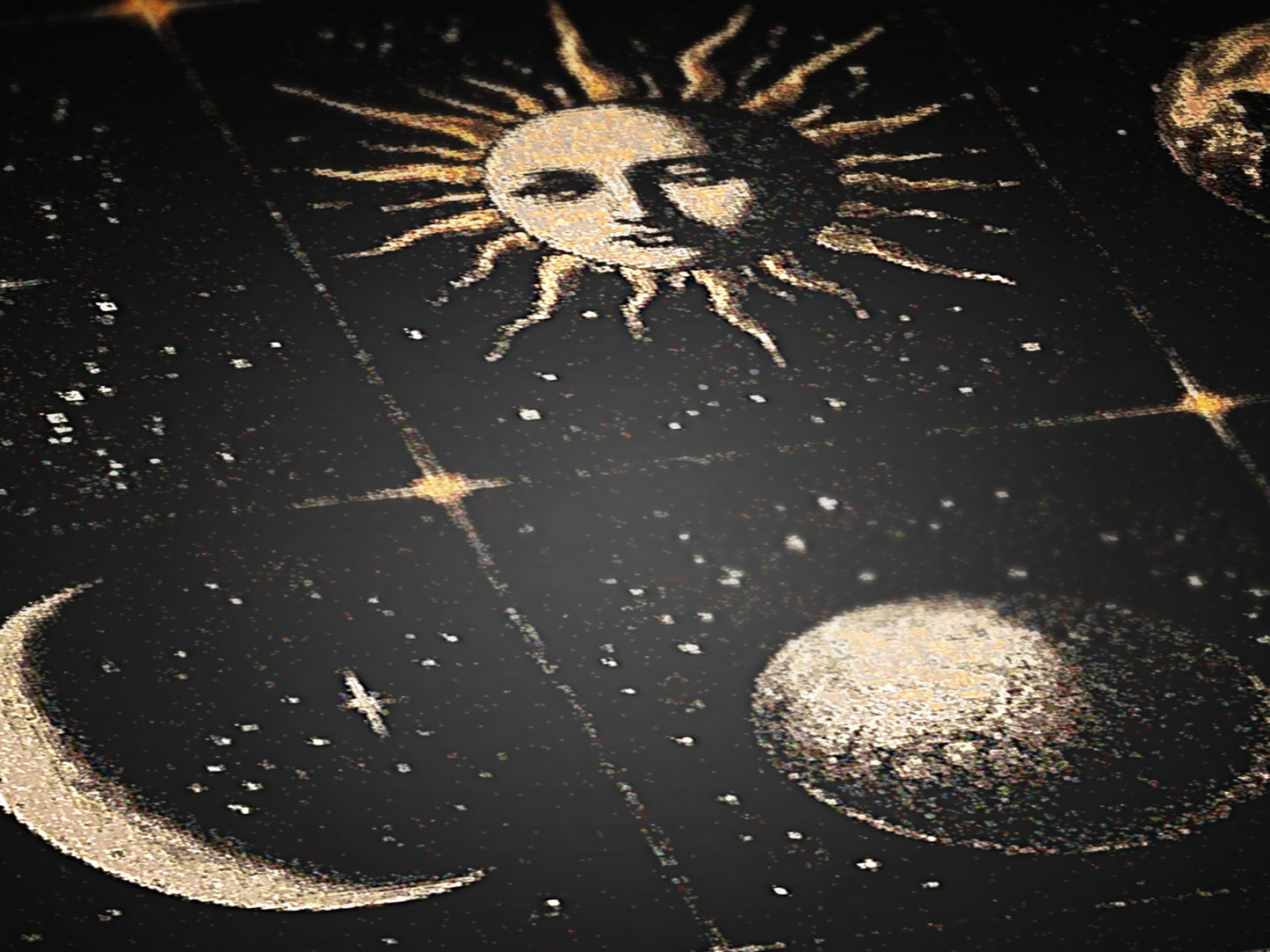 Celestial Sun And Moon Woven Blanket, Boho Whimsical Large Tapestry Throw, Mystical Whimsigoth Checkerboard Throw, Astrology Home Decor Gift