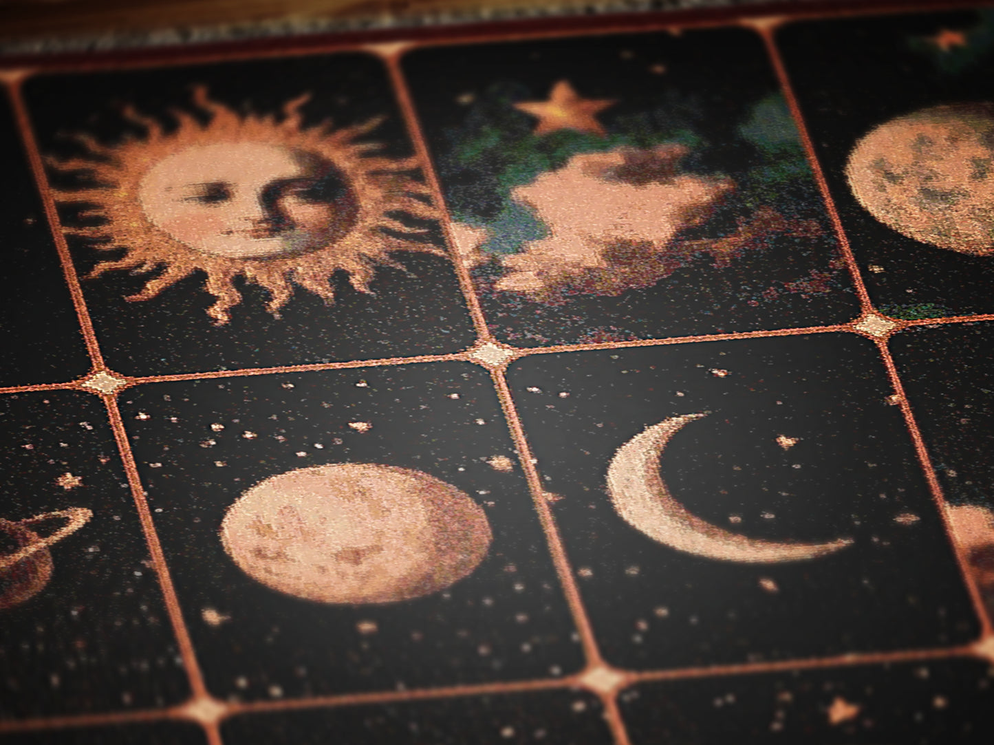 Celestial Astronomy Woven Blanket, Boho Whimsical Planets Tapestry Throw, Mystical Whimsigoth Throw, Cozy Bohemian Home Decor Gift