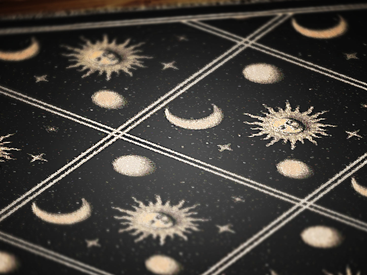 Celestial Sun And Moon Woven Blanket, Boho Whimsical Tapestry Throw, Mystical Whimsigoth Checkerboard Throw, Cozy Bohemian Home Decor Gift