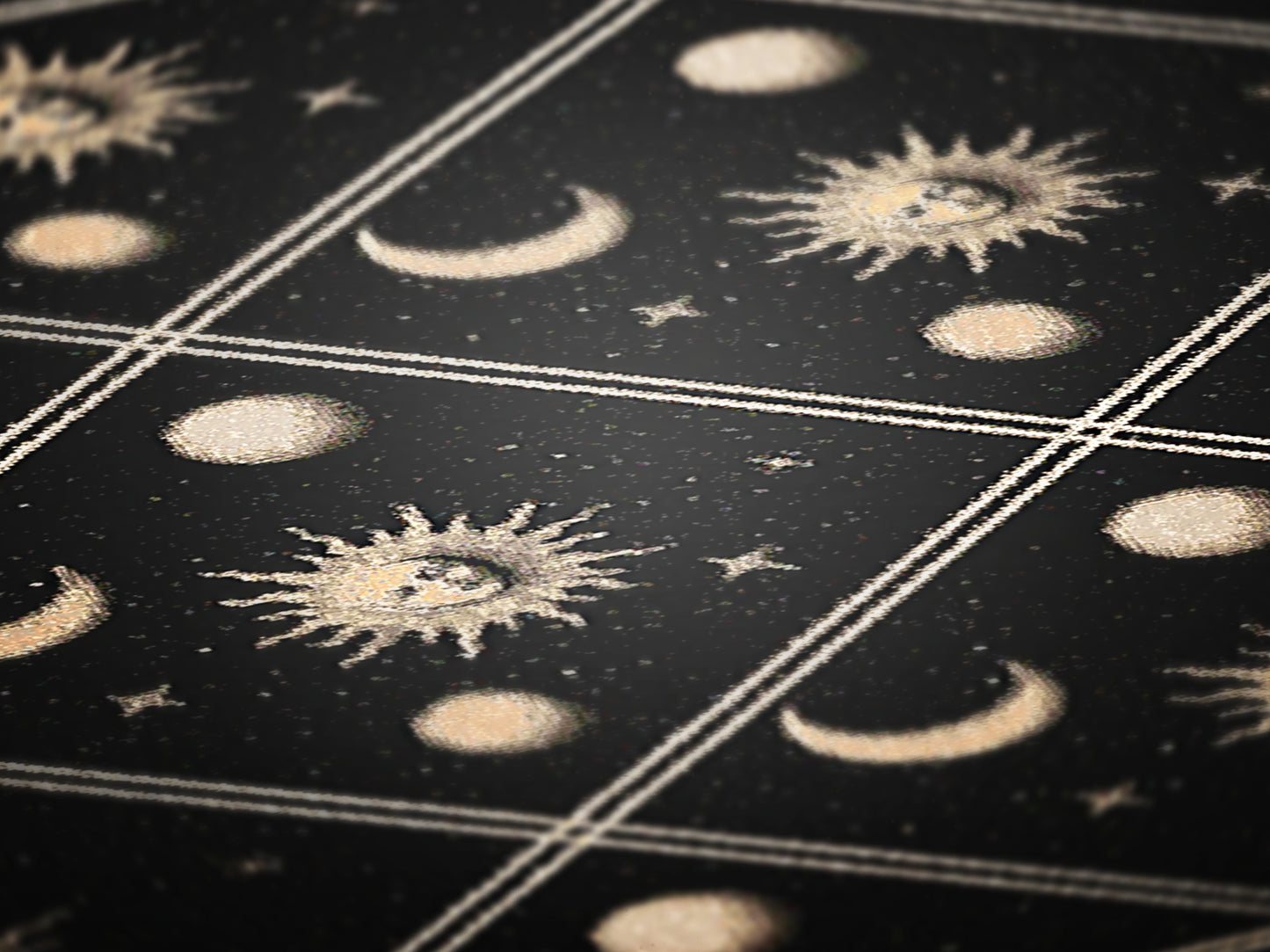 Celestial Sun And Moon Woven Blanket, Boho Whimsical Tapestry Throw, Mystical Whimsigoth Checkerboard Throw, Cozy Bohemian Home Decor Gift