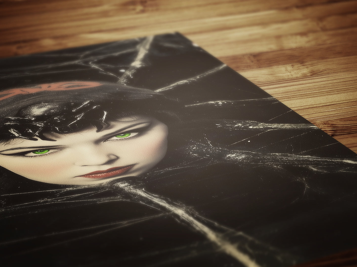 Spidora, Spider Girl, Vintage Circus Wall Art, Retro Cabinet Card, Freakshow, Sideshow Print, Oddities & Curiosities Poster, Weird Art Print