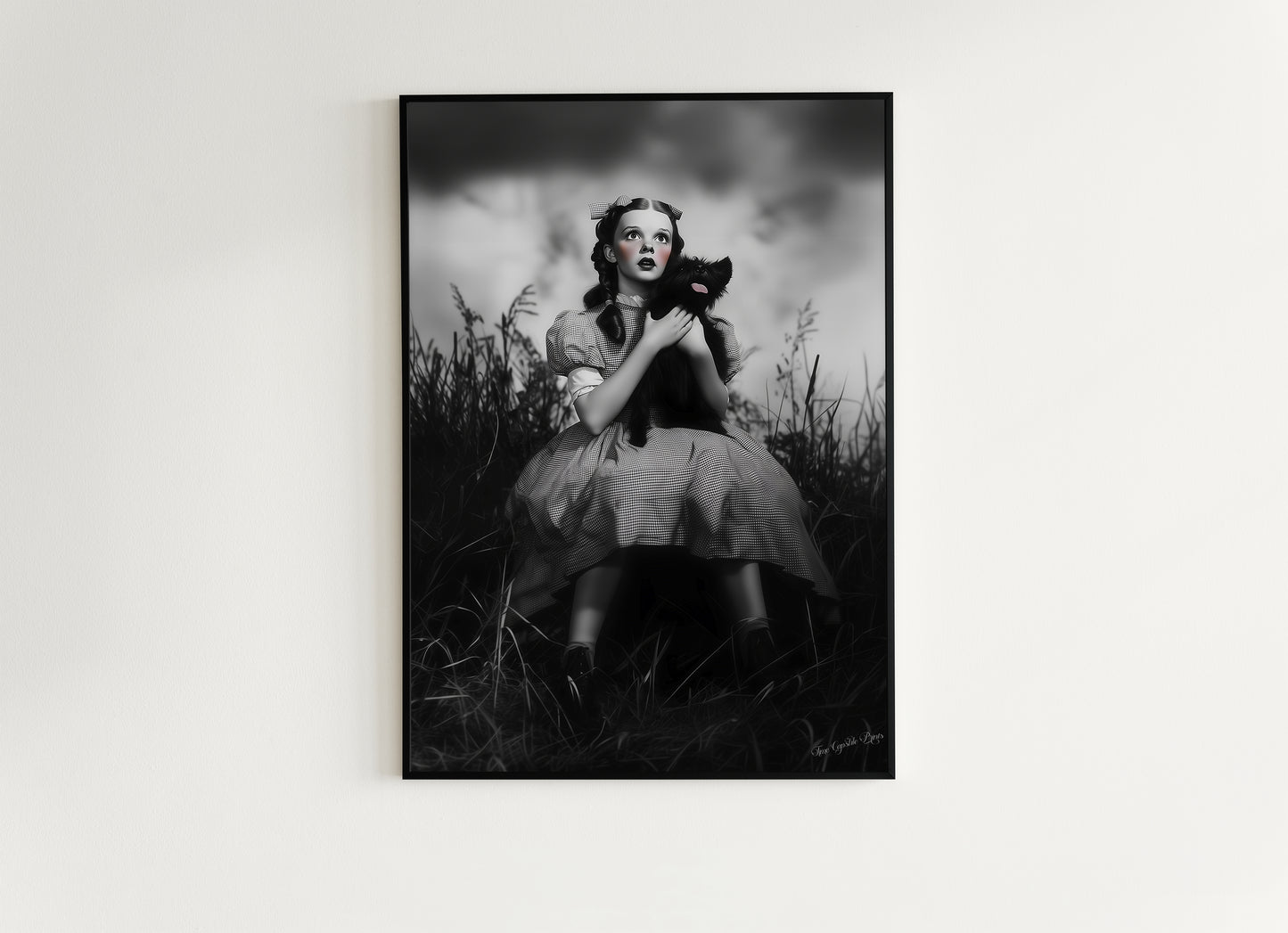 Dorothy And Toto Vintage Photograph, Actress Judy Garland Vintage Photo, Classic Hollywood film print, Retro Wizard Of Oz Poster