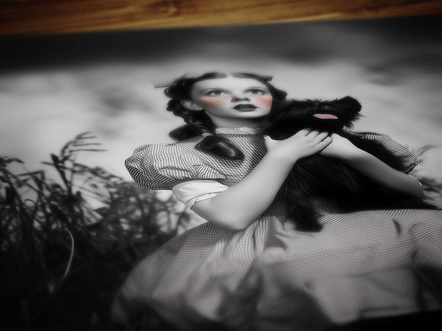 Dorothy And Toto Vintage Photograph, Actress Judy Garland Vintage Photo, Classic Hollywood film print, Retro Wizard Of Oz Poster