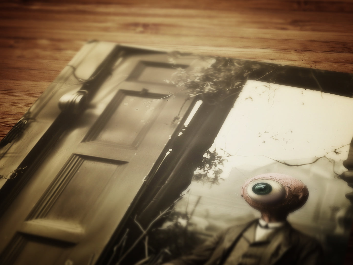 See All Evil, Cyclops Photograph, Vintage Victorian Gothic photograph, Bizarre Occult Poster. Odd & Creepy, Dark Academia Decor