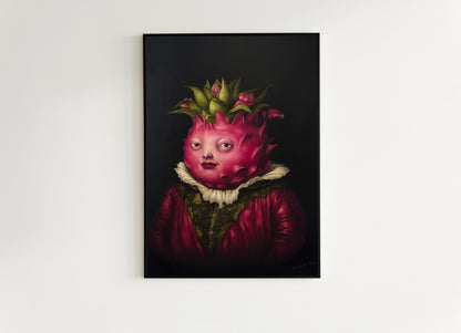 Dragon Fruit Pitaya Poster