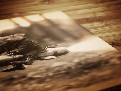 Astronaut Space Rat, Yuri Ratgarine, Vintage Victorian Gothic photograph, Rat Art, Dark Academia Decor, Retro Weird Stuff Art Gift