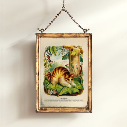 The Rare CAT-erpillar Art Print, Insects & Cat Lover Gift, Whimsighoth Animal Wall Art, Surreal Cat Poster, Quirky Decor, Weird Stuff Gift