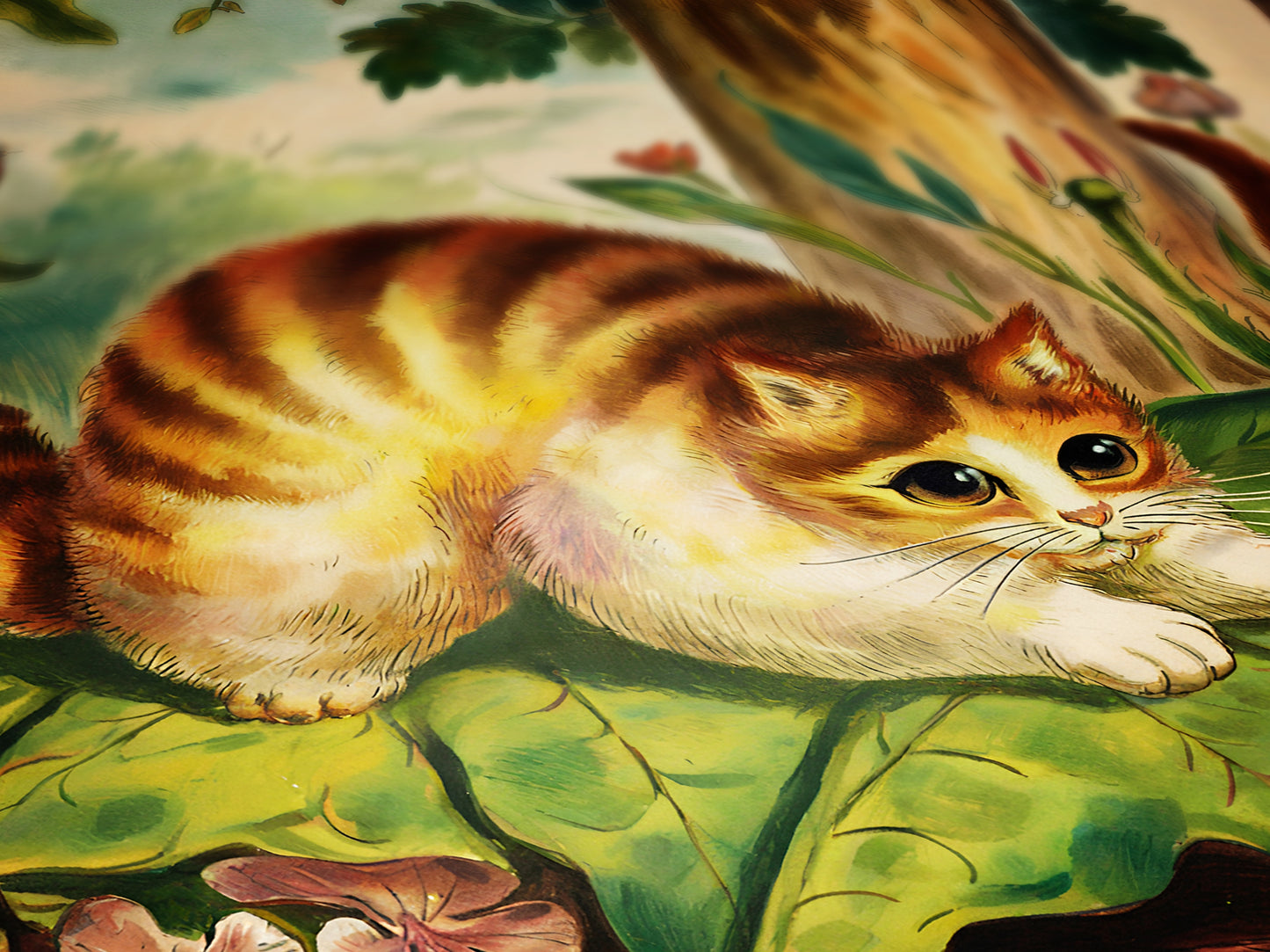 The Rare CAT-erpillar Art Print, Insects & Cat Lover Gift, Whimsighoth Animal Wall Art, Surreal Cat Poster, Quirky Decor, Weird Stuff Gift