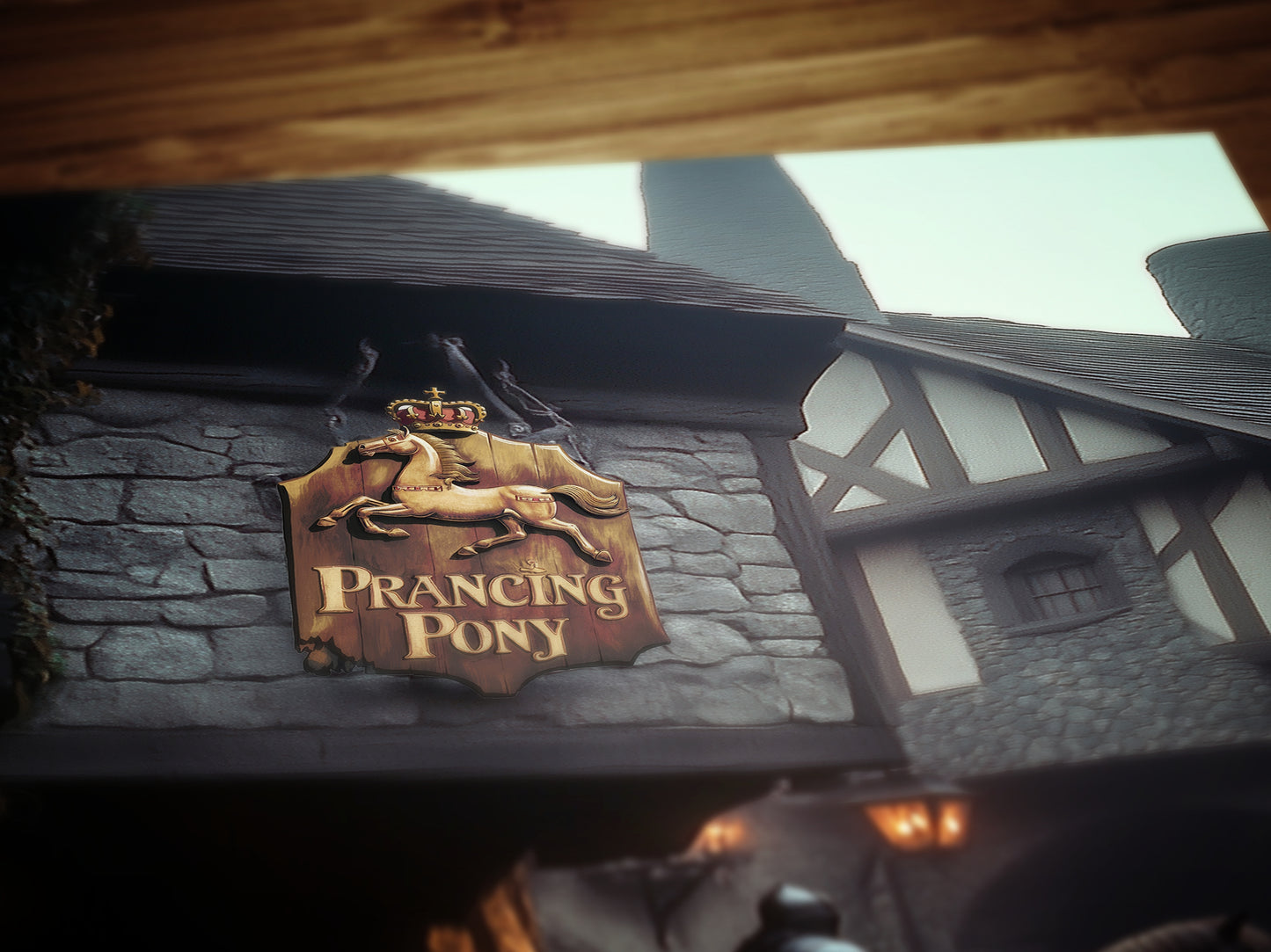 The Prancing Pony Inn Poster, Medieval Knight, Gothic Fantasy Warrior Wall Decor, Epic Dark Knight Art Print, Medieval Castle Core Aesthetic