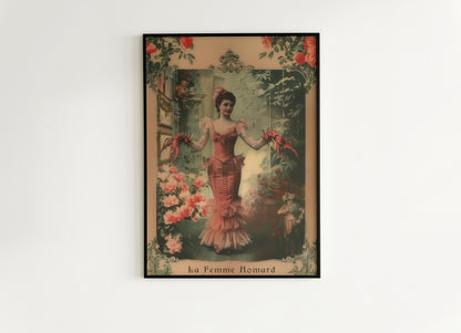 The Lobster Woman, Vintage photograph, Oddities, Freakshow & Circus Sideshow, Dark Academia Wall Decor, Art Printable, Weird Stuff Art Gift