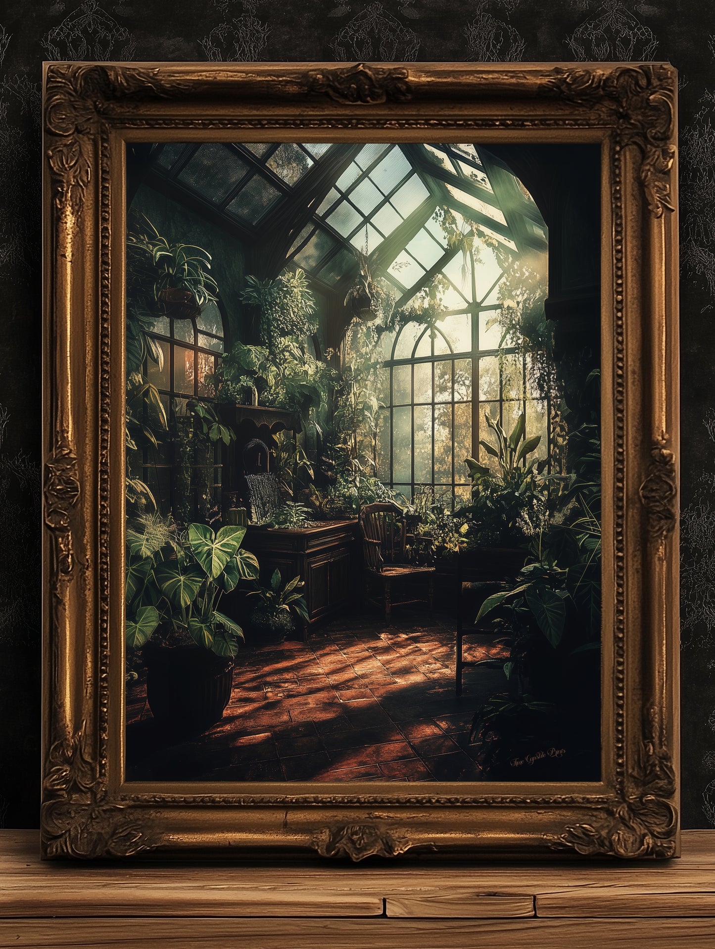 Herbology And Botany Classroom, Medieval Castle Art Print, Wizard School Painting Poster, Bookish Nerd Wall Decor, Witchy Decor Gift Fan Art