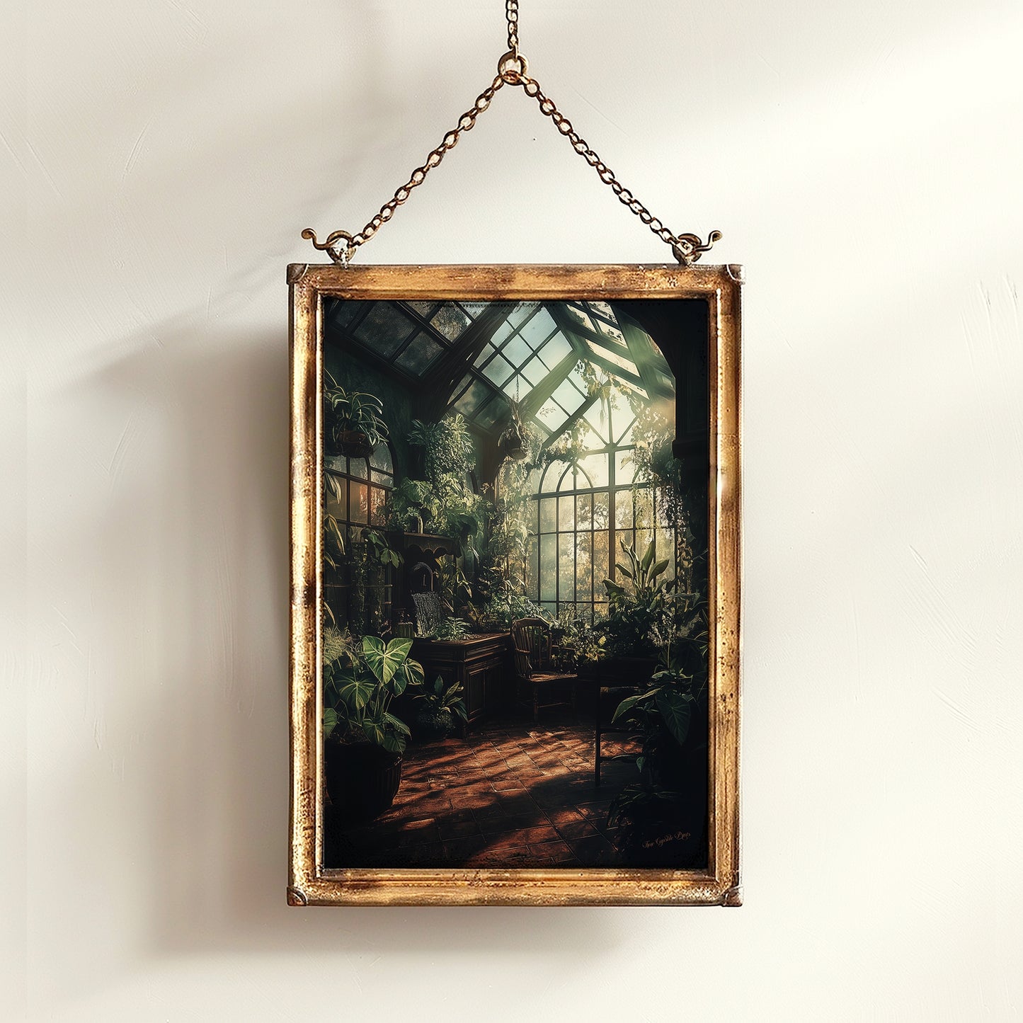 Herbology And Botany Classroom, Medieval Castle Art Print, Wizard School Painting Poster, Bookish Nerd Wall Decor, Witchy Decor Gift Fan Art