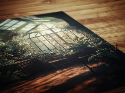 Herbology And Botany Classroom, Medieval Castle Art Print, Wizard School Painting Poster, Bookish Nerd Wall Decor, Witchy Decor Gift Fan Art