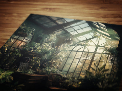 Herbology And Botany Classroom, Medieval Castle Art Print, Wizard School Painting Poster, Bookish Nerd Wall Decor, Witchy Decor Gift Fan Art