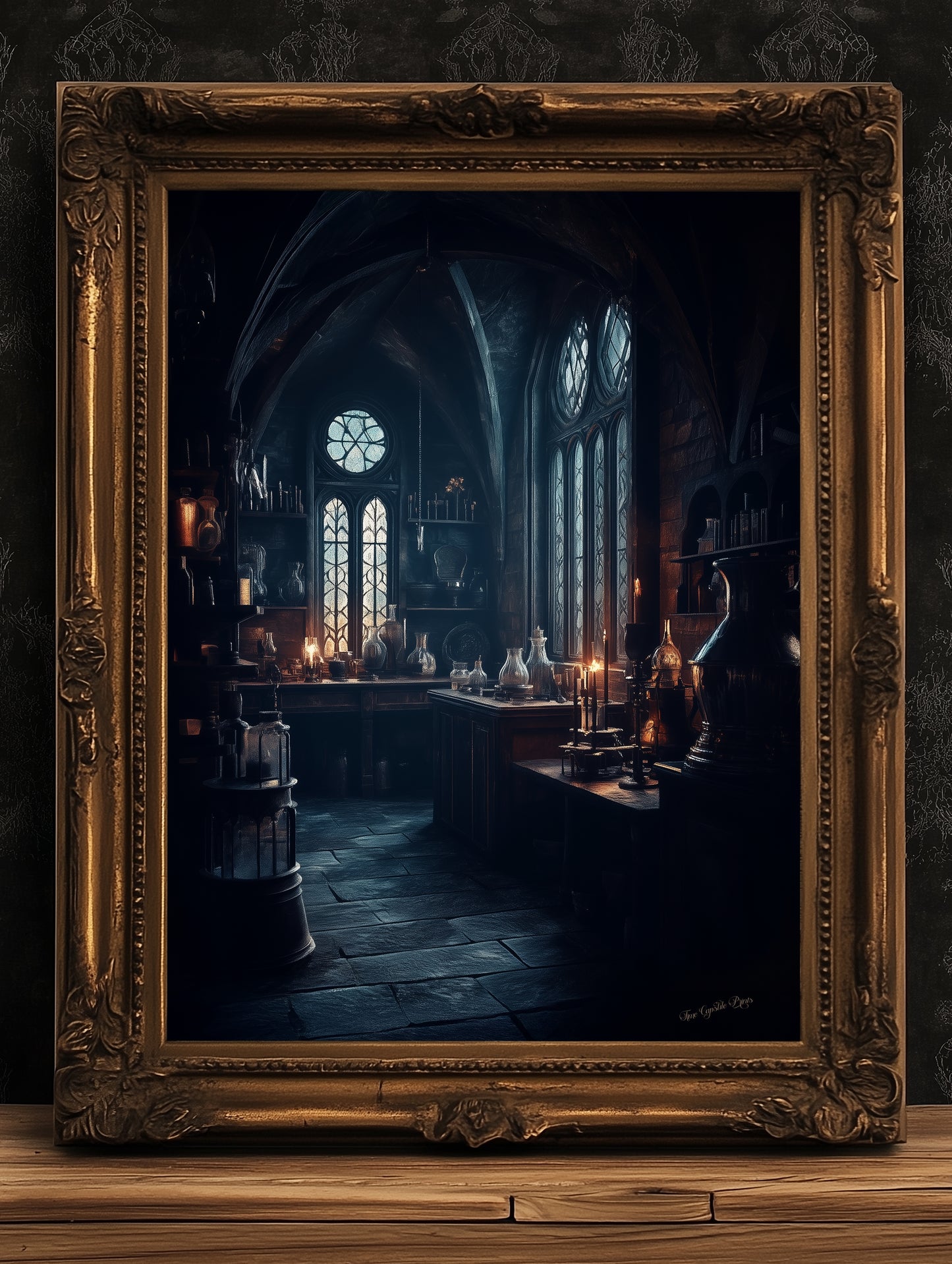 Dark Potions Classroom Art Print, Dungeon Apothecary Poster, Wizarding World School, Magic Potions Class, Medieval Castle Core Poster