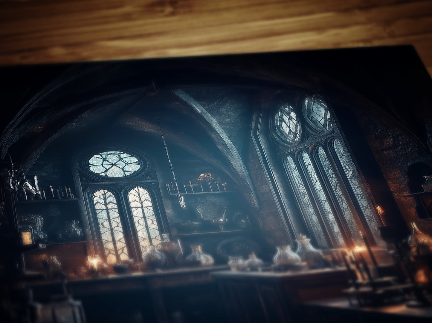 Dark Potions Classroom Art Print, Dungeon Apothecary Poster, Wizarding World School, Magic Potions Class, Medieval Castle Core Poster