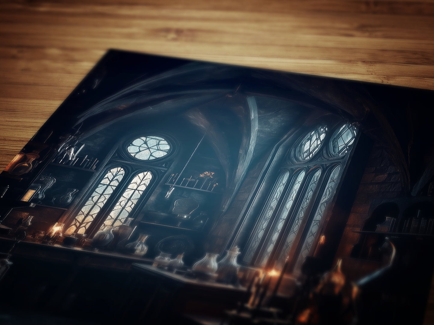 Dark Potions Classroom Art Print, Dungeon Apothecary Poster, Wizarding World School, Magic Potions Class, Medieval Castle Core Poster