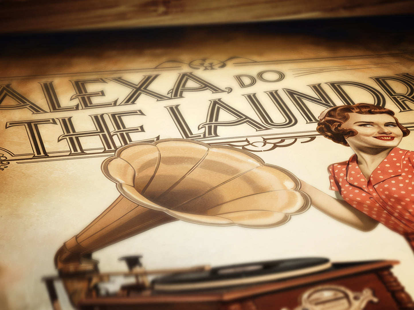 Funny Alexa Laundry Poster, Vintage Retro Wall Art, Quirky Laundry Room Decor, Mid-Century Housewife Print, Humorous Home Sign, Witty Wall A