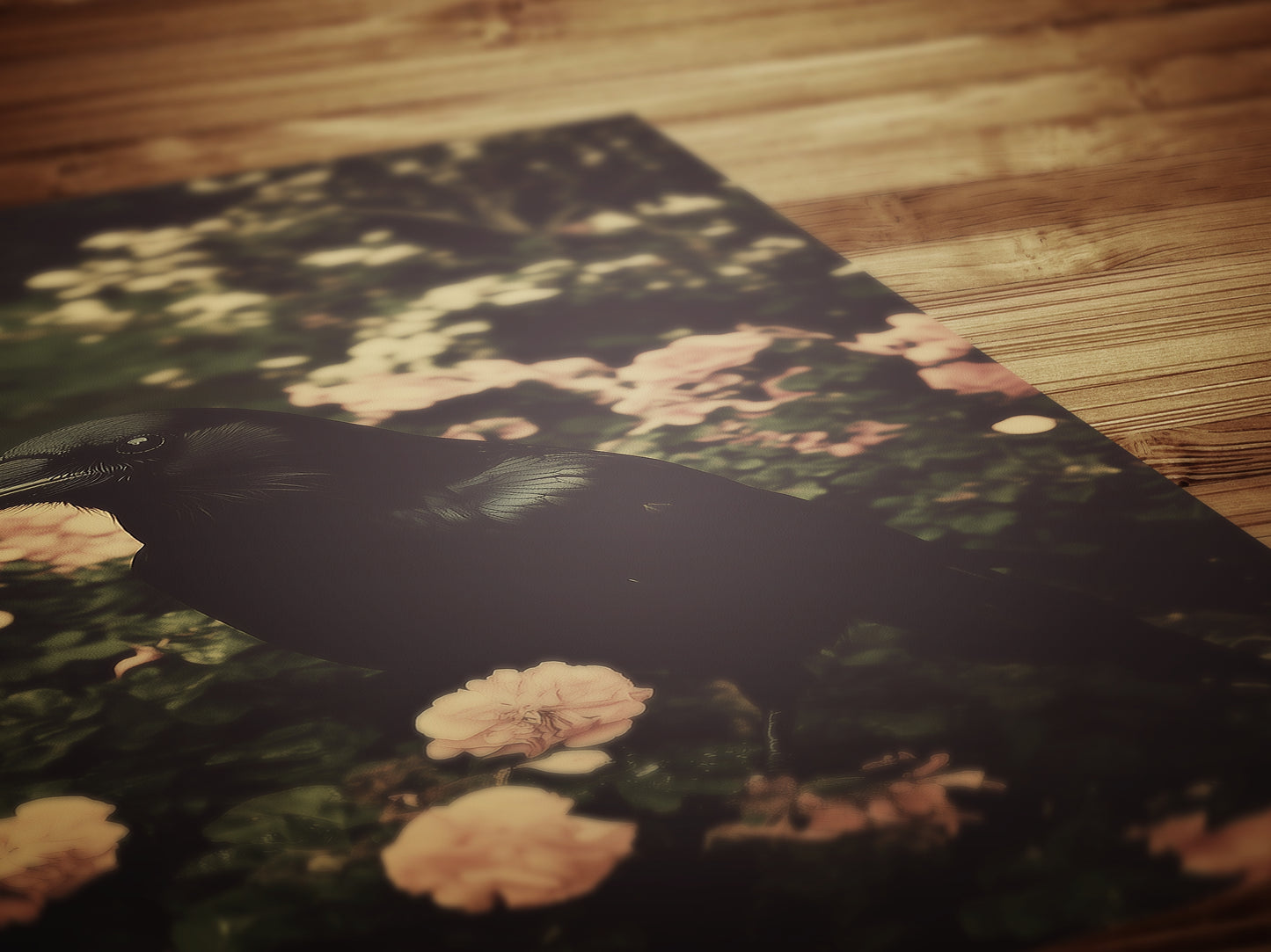 Gothic Raven Couple Wall Art, Dark Academia Crow Print, Vintage Nature Decor, Witchy Cottagecore Poster, Whimsigoth Aesthetic Artwork