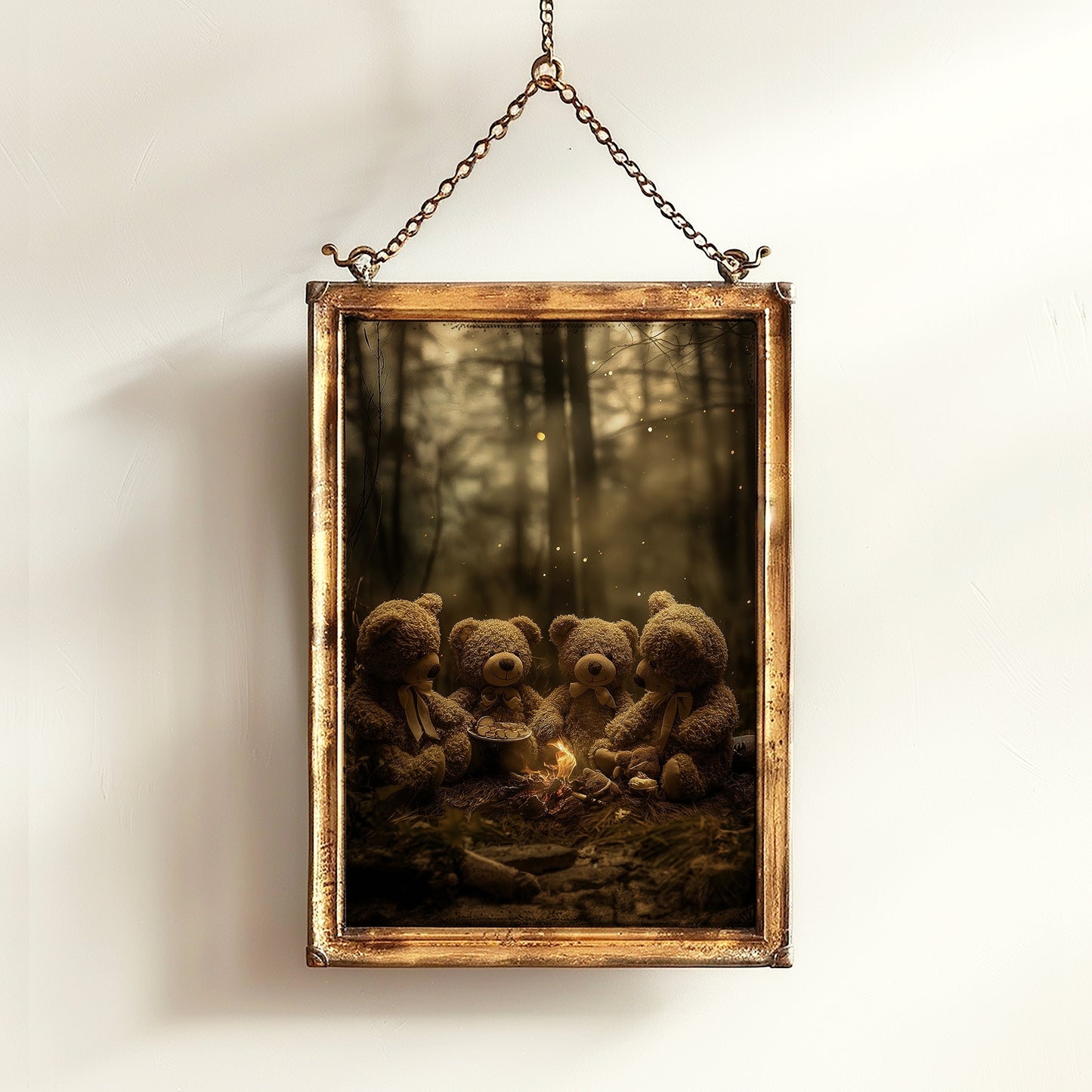 The Teddy's Picnic Teddy Bear Poster