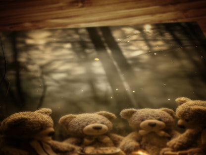 The Teddy's Picnic Teddy Bear Poster