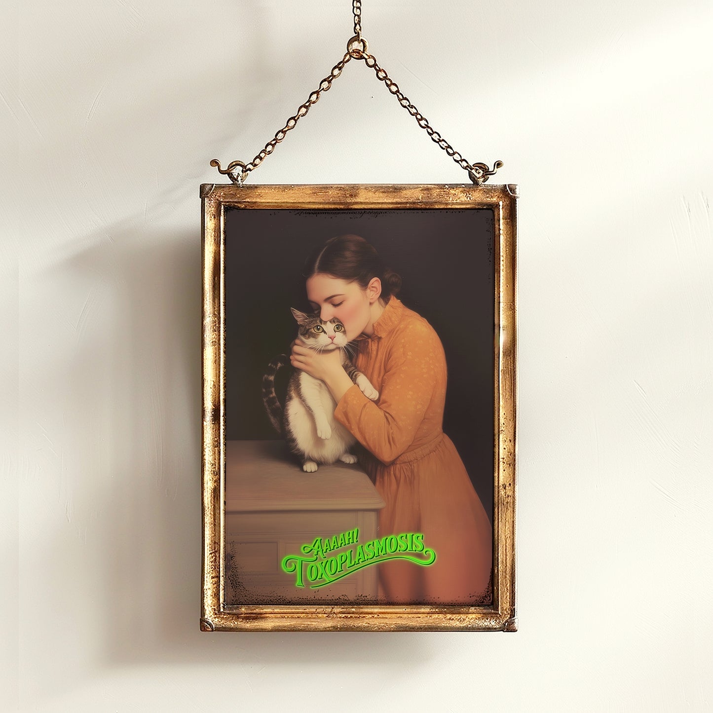 Funny Toxoplasmosis Fix Cat Lover Art Print