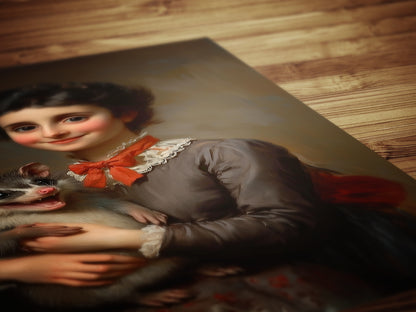 Victorian Possum Portrait Print