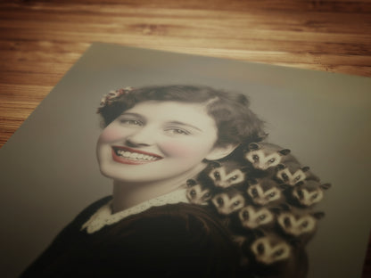 Possum Mama Art Print, Whimsigoth Animal Portrait, Creepy Cute Quirky Gothic Poster, Opossum Mom Lover Gift, Weird Classical Wall Art Decor