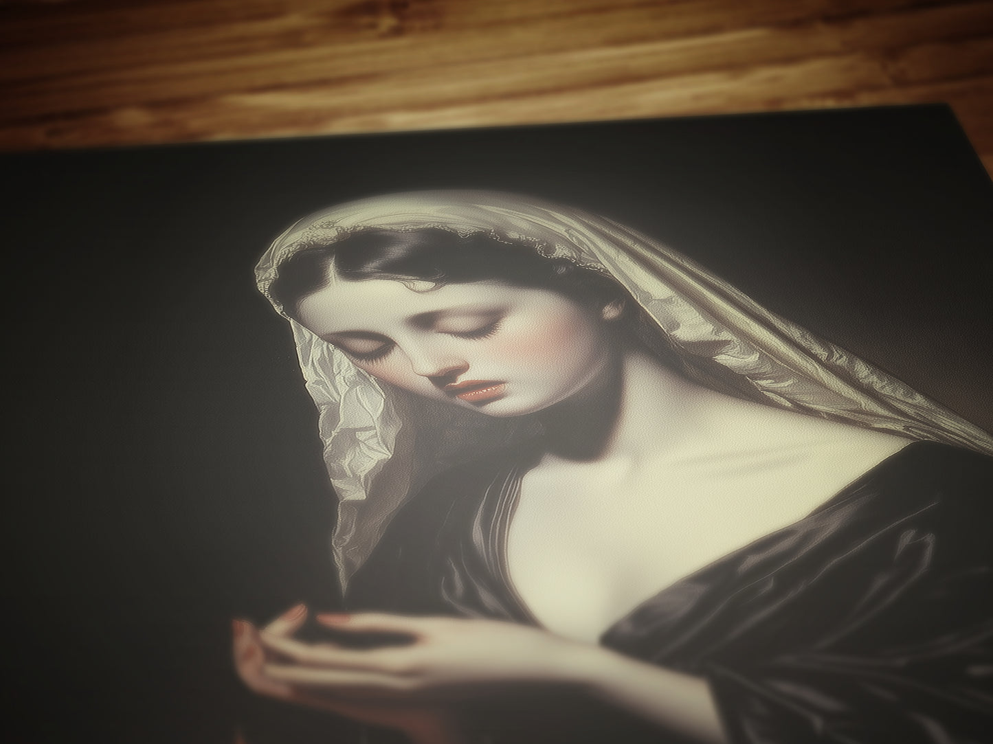 Hestia, Goddess of Hearth Poster, Greek Mythology Art, Dark Academia Home Decor Whimsigoth Sacred Flame Vintage Witch Aesthetic Print