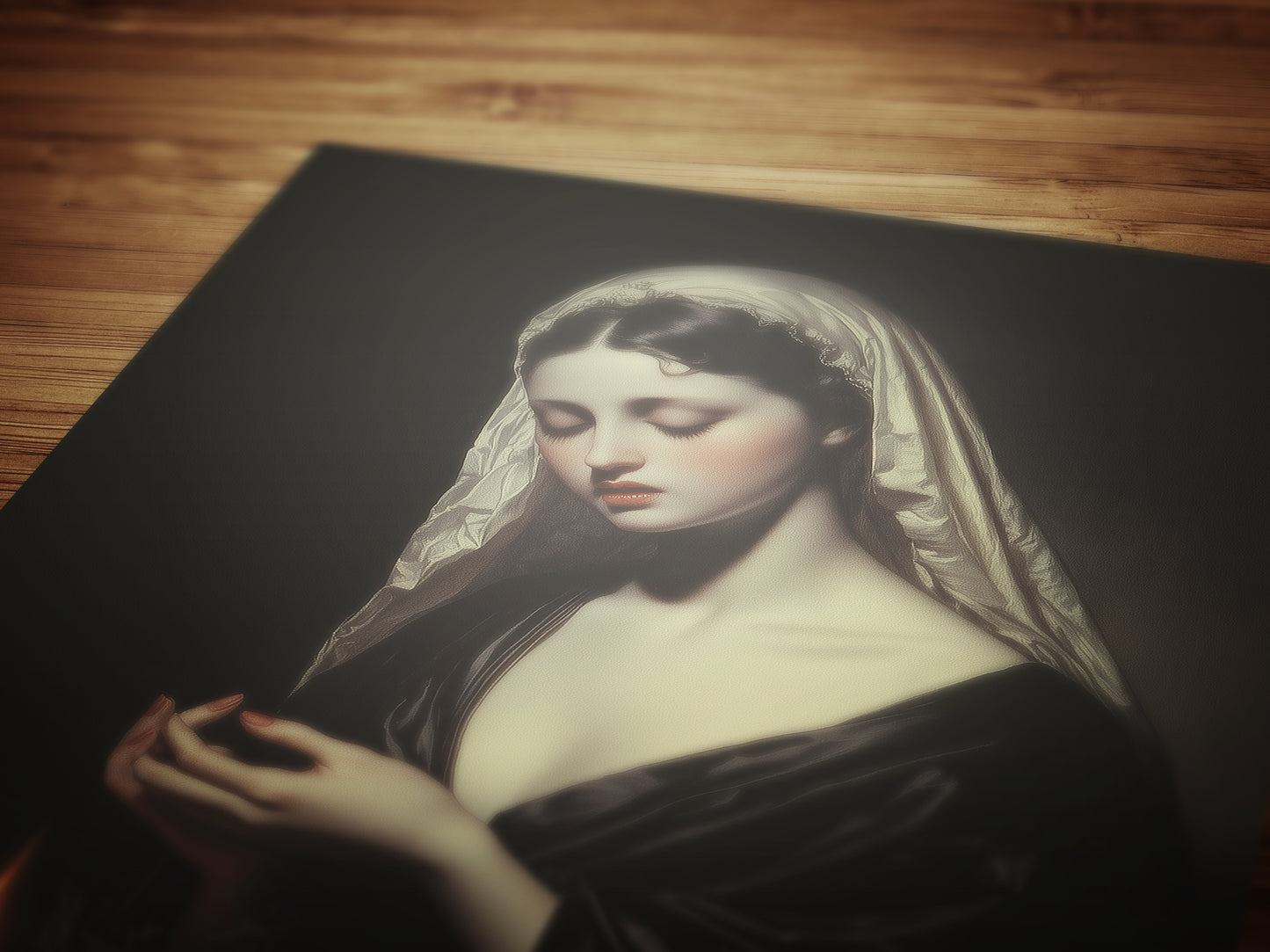 Hestia, Goddess of Hearth Poster, Greek Mythology Art, Dark Academia Home Decor Whimsigoth Sacred Flame Vintage Witch Aesthetic Print