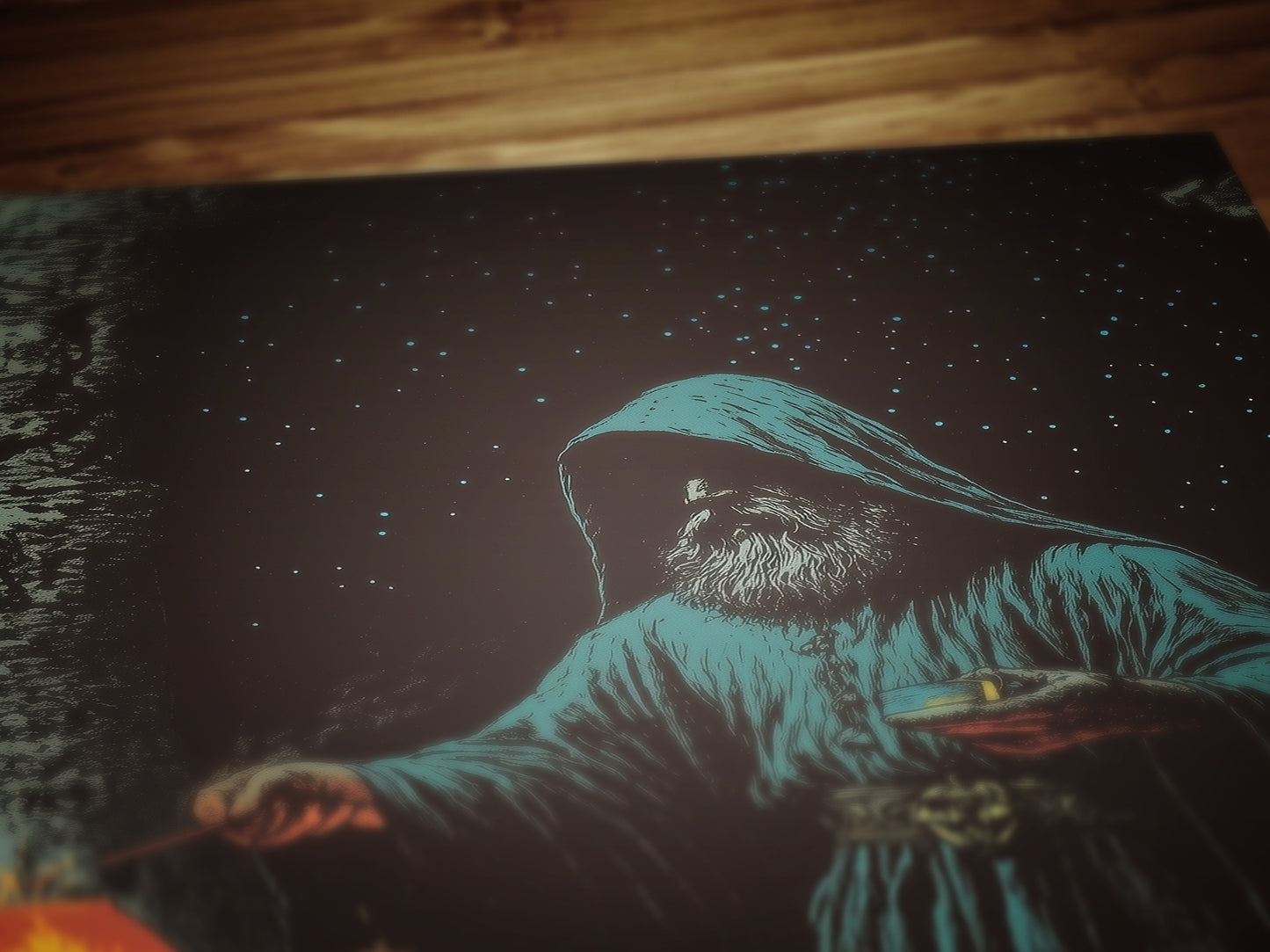 The Alchemist, Mystical Wizard Poster, Medieval Magic Alchemist, Dark Academia Fantasy Wall Art, Whimsigoth Decor, Witchcore Gothic Print