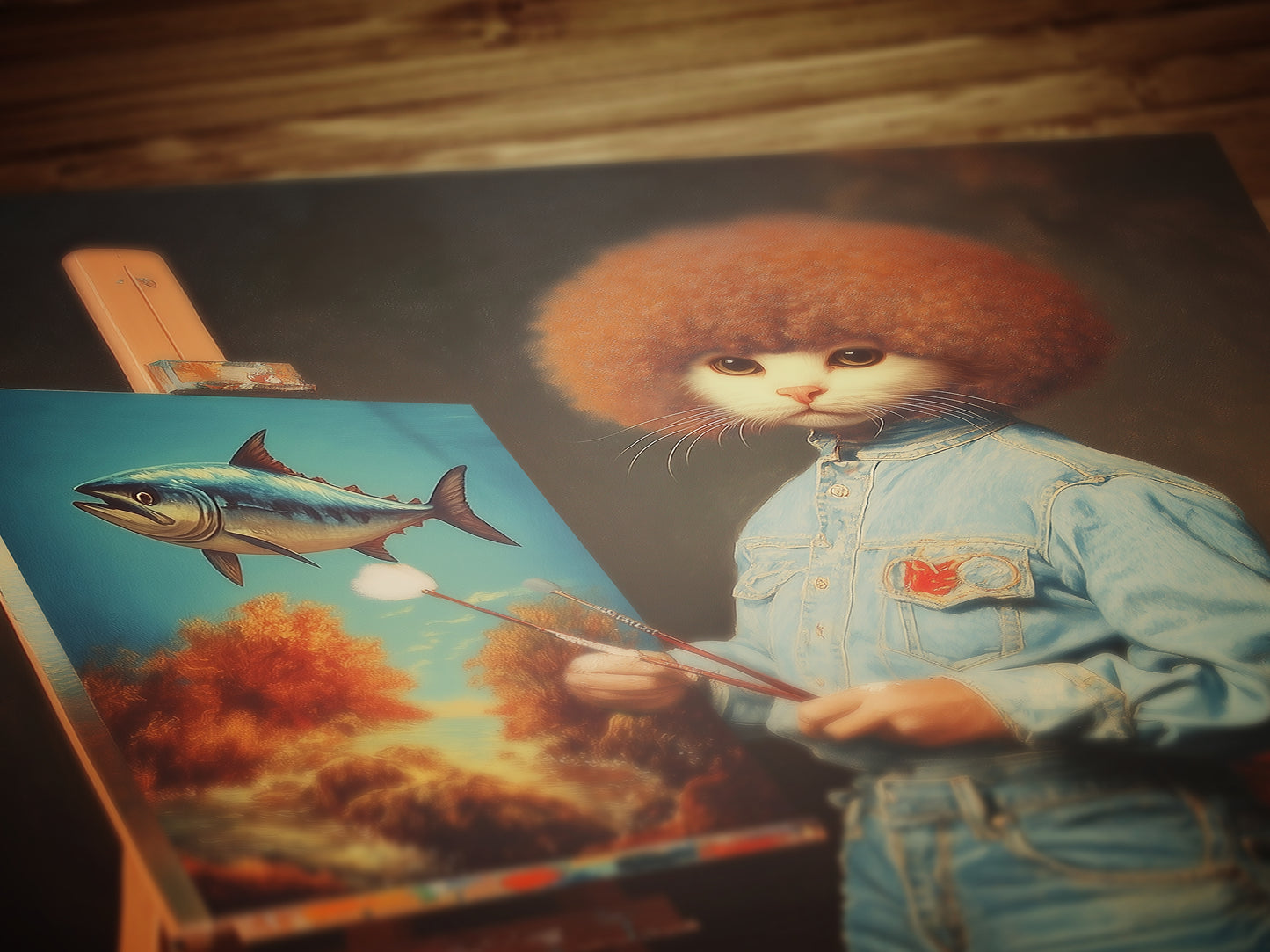 Cat Ross Art Print, Vintage Photograph, Quirky Cat Decor, Funny Weirdcore Cat Lovers Gift, Quirky Dark Academia, Weird Gifts