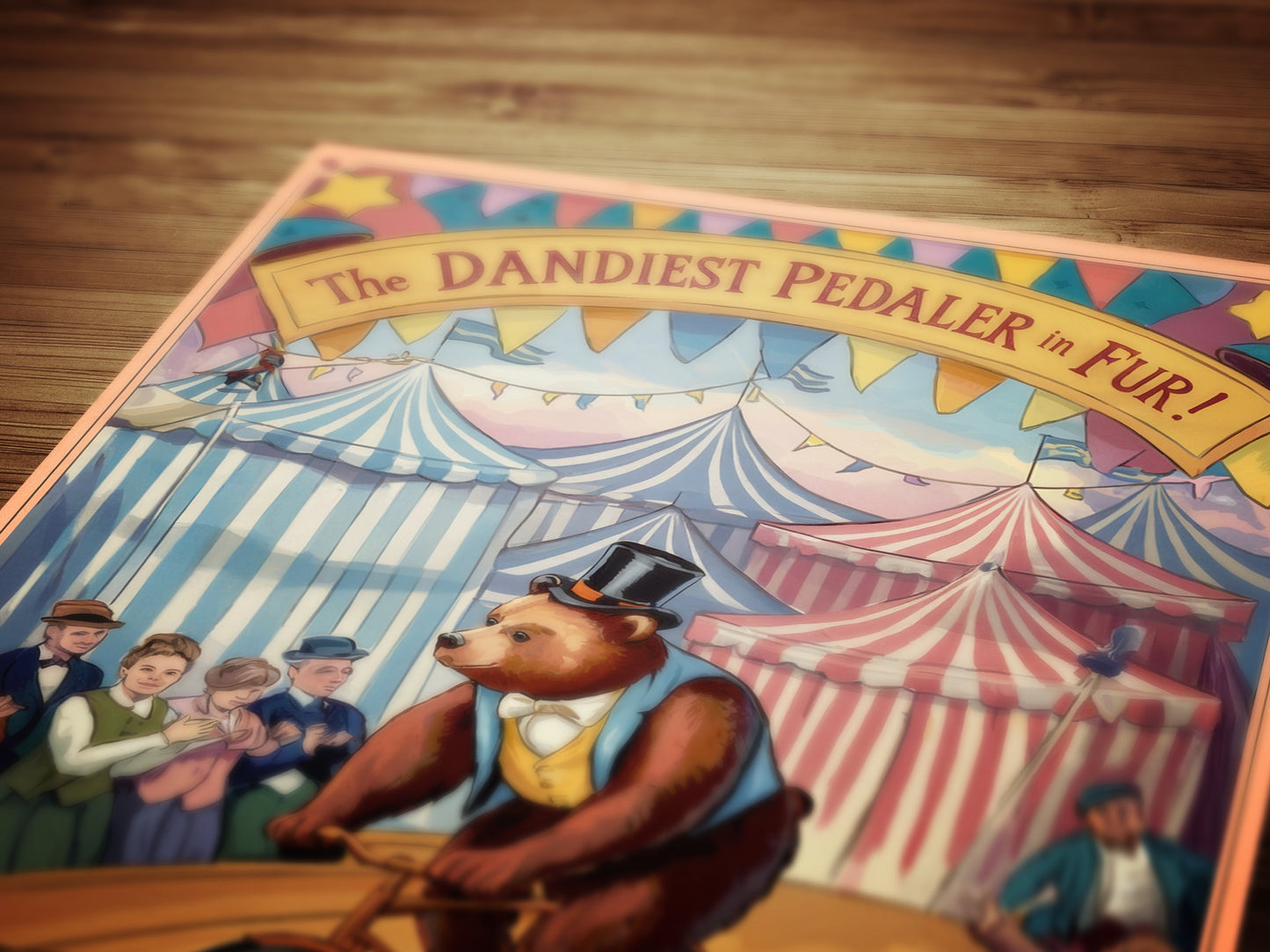 Circus Sideshow Circus Bear, Vintage Circus Performer Wall Art, Whimsigoth Decor, Carnival Side show Print, Oddities & Curiosities Poster