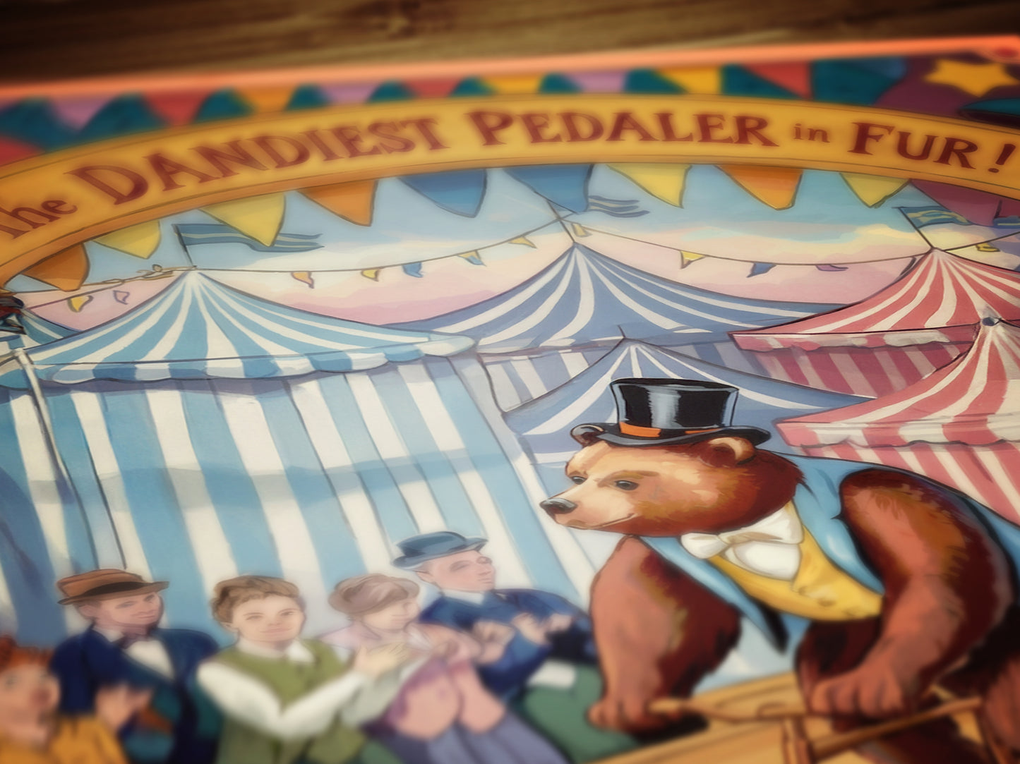 Circus Sideshow Circus Bear, Vintage Circus Performer Wall Art, Whimsigoth Decor, Carnival Side show Print, Oddities & Curiosities Poster