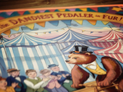 Circus Sideshow Circus Bear, Vintage Circus Performer Wall Art, Whimsigoth Decor, Carnival Side show Print, Oddities & Curiosities Poster