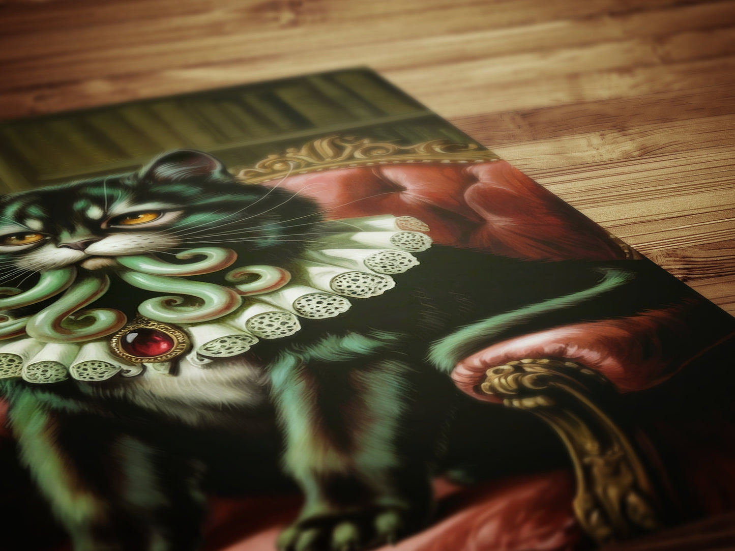 Cathulhu Poster, Whimsigoth Decor, Vintage Gothic Black Cat Wall Art, Weirdcore Cat Lovers Gift, Quirky Cat Print, Lovecraft Cthulhu Art