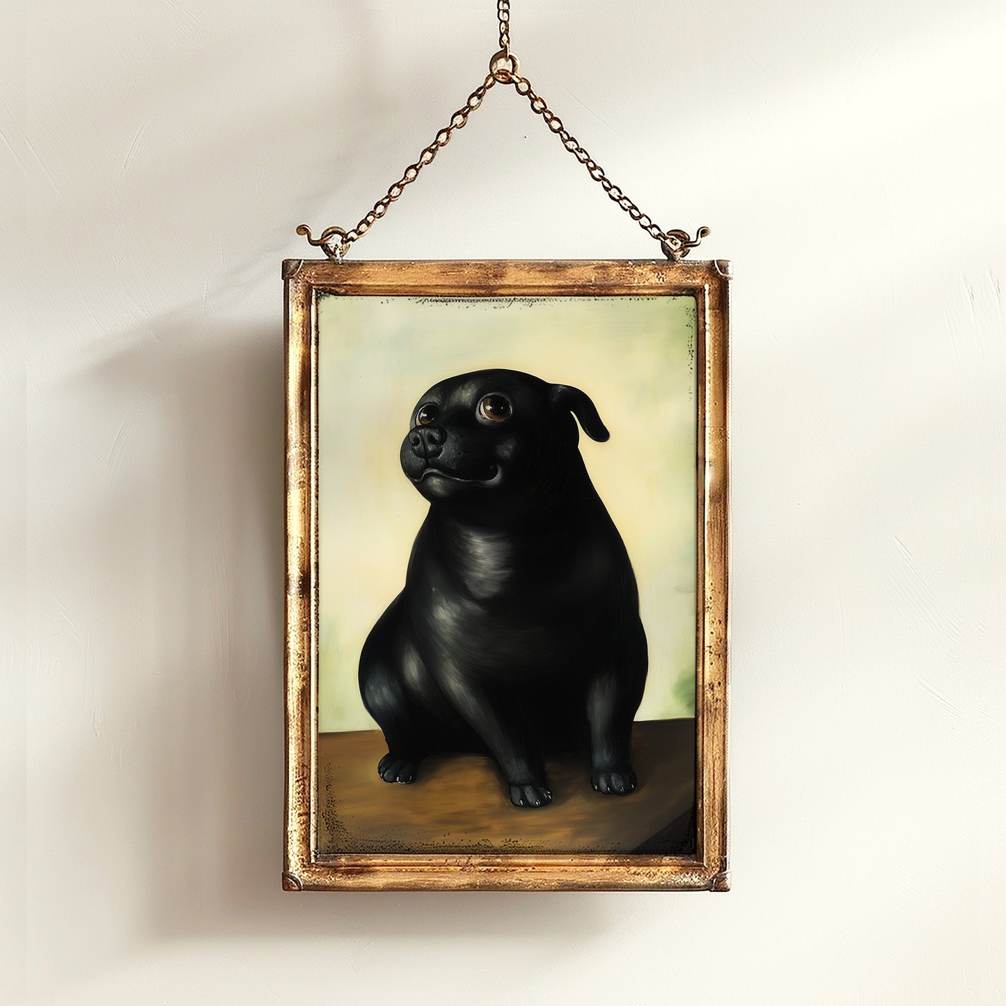 Funny Quirky Dog Wall Art Print
