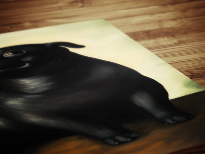 Funny Quirky Dog Wall Art Print