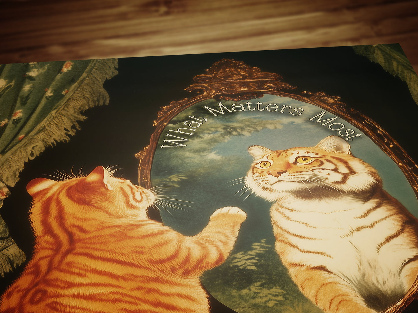 Inspirational Quote Poster, Funny Cat Print for Therapy Office Decor, Motivational Quote Wall Art Gifts, You Are Enough