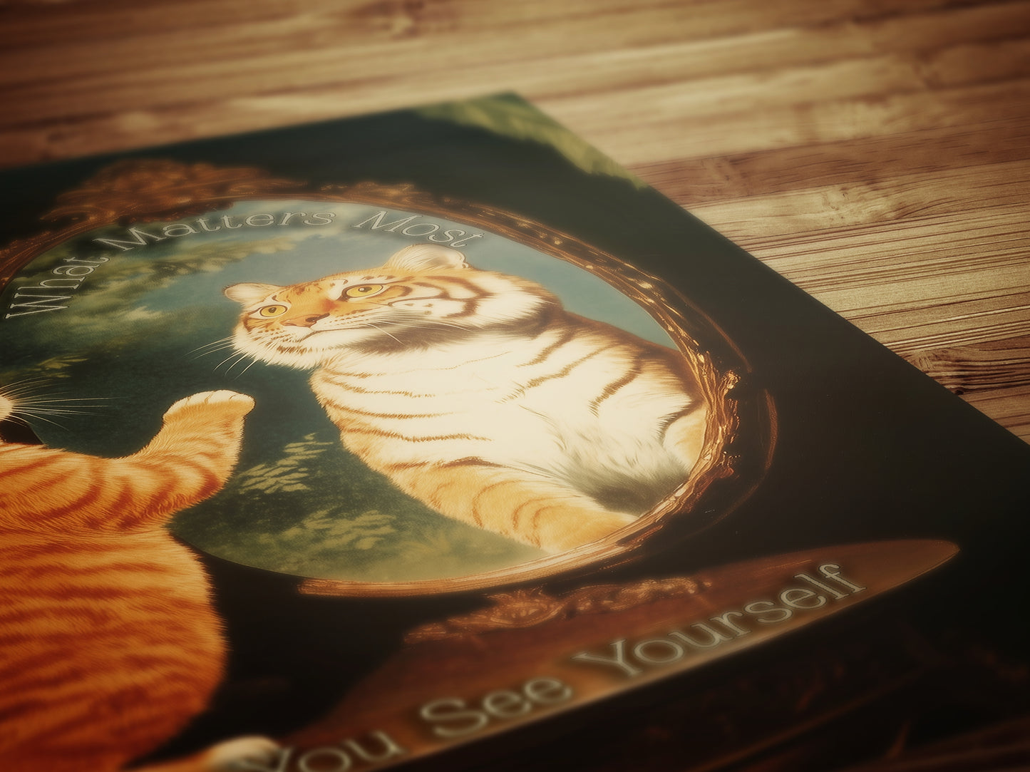 Inspirational Quote Poster, Funny Cat Print for Therapy Office Decor, Motivational Quote Wall Art Gifts, You Are Enough