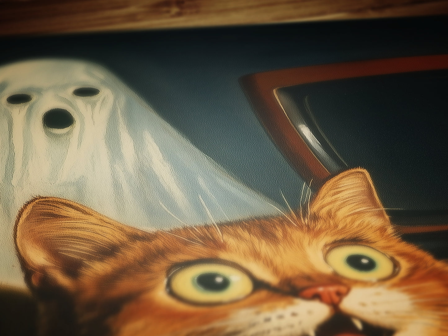 Purranaromal Cativity, Funny Cat Wall Art, Haunted Selfie Scene, Quirky Dark Academia, Weirdcore Whimsigoth Decor, Cat Themed Gifts