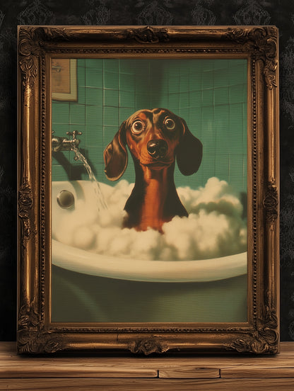 Funny Dachshund Poster