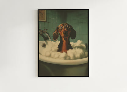 Funny Dachshund Poster